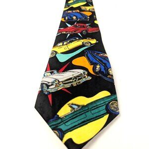 Vintage Surrey 60s Classic Cars Men's Tie